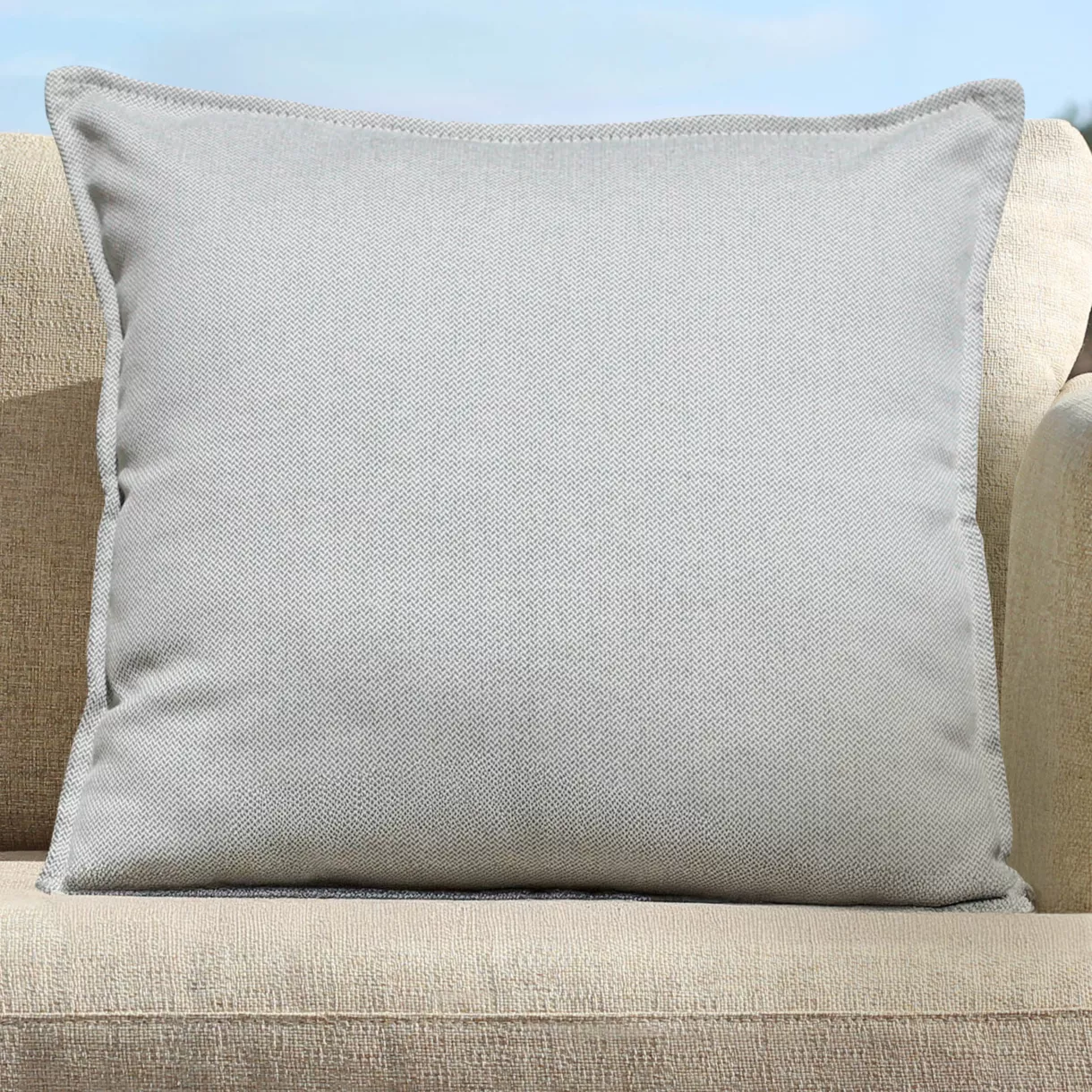 Coussin extérieur carré (45 x 45 cm) Kalena Vert olive clair