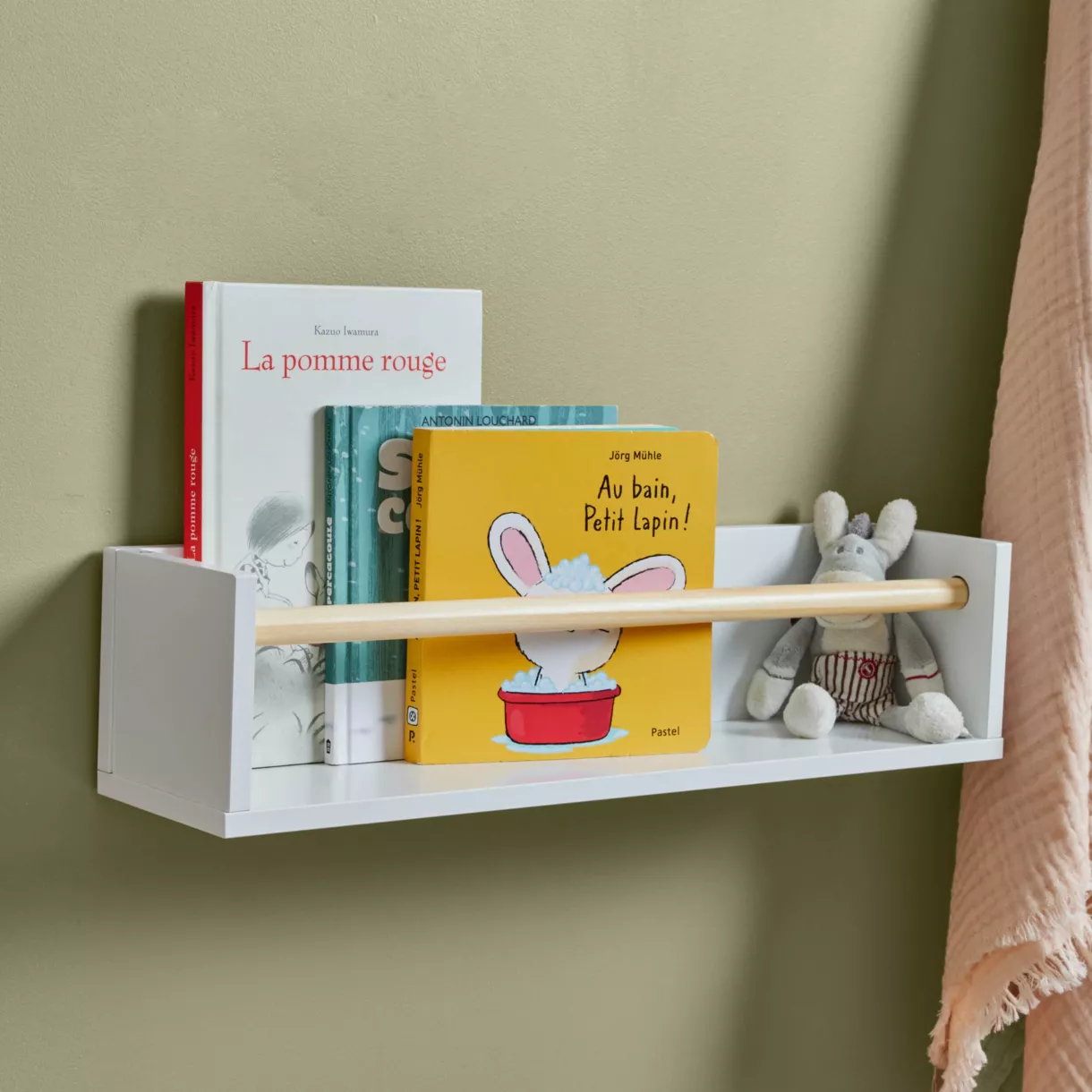 Etagère 1 niveau Blanche Eminza Kids 