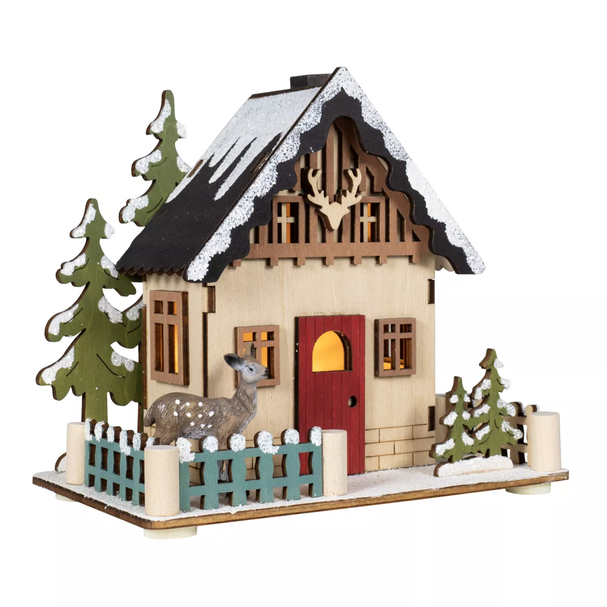 VILLAGE BOIS LED Blanc chaud 