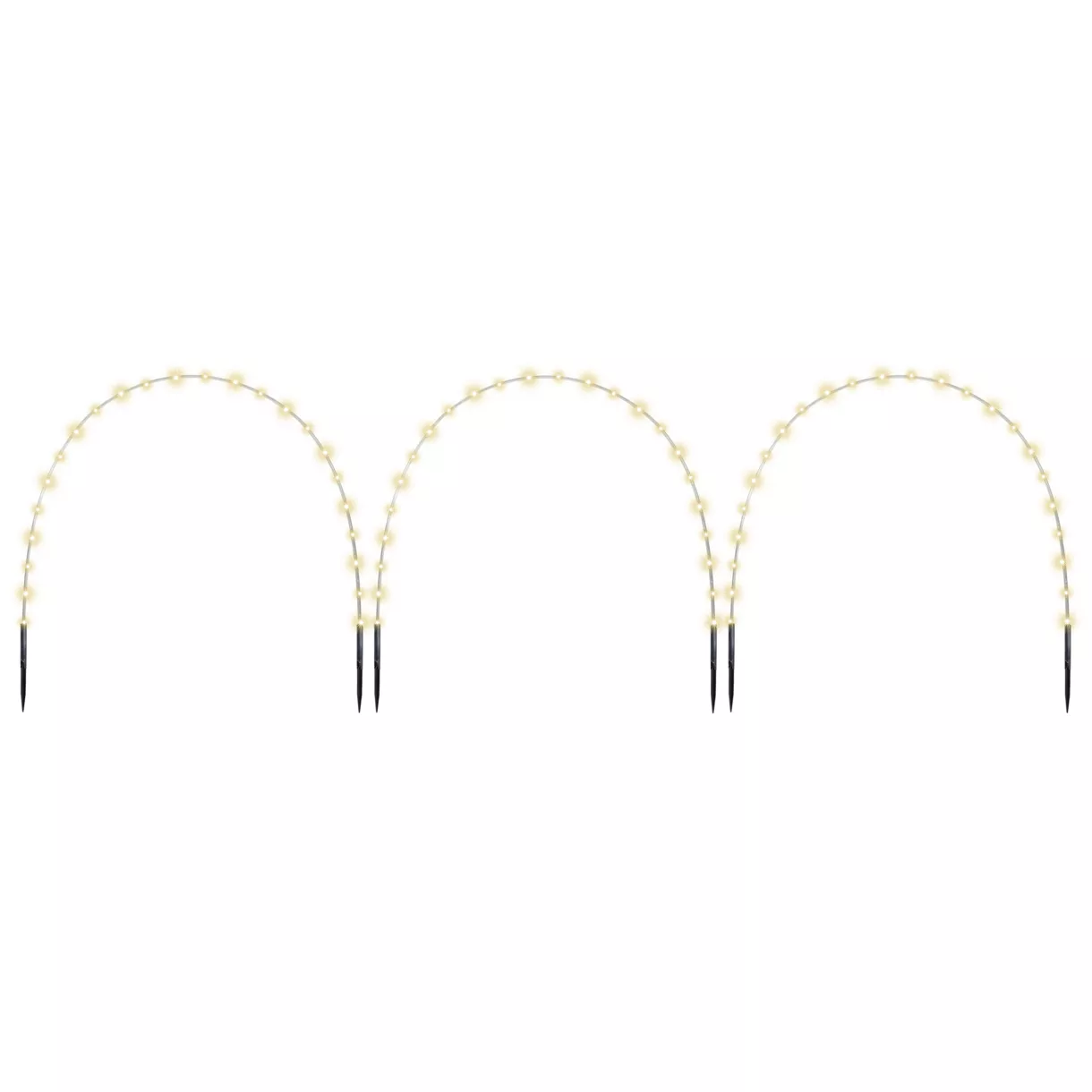 PIQUE SOLAIRES BARRIéRE MICRO LED Blanc chaud 