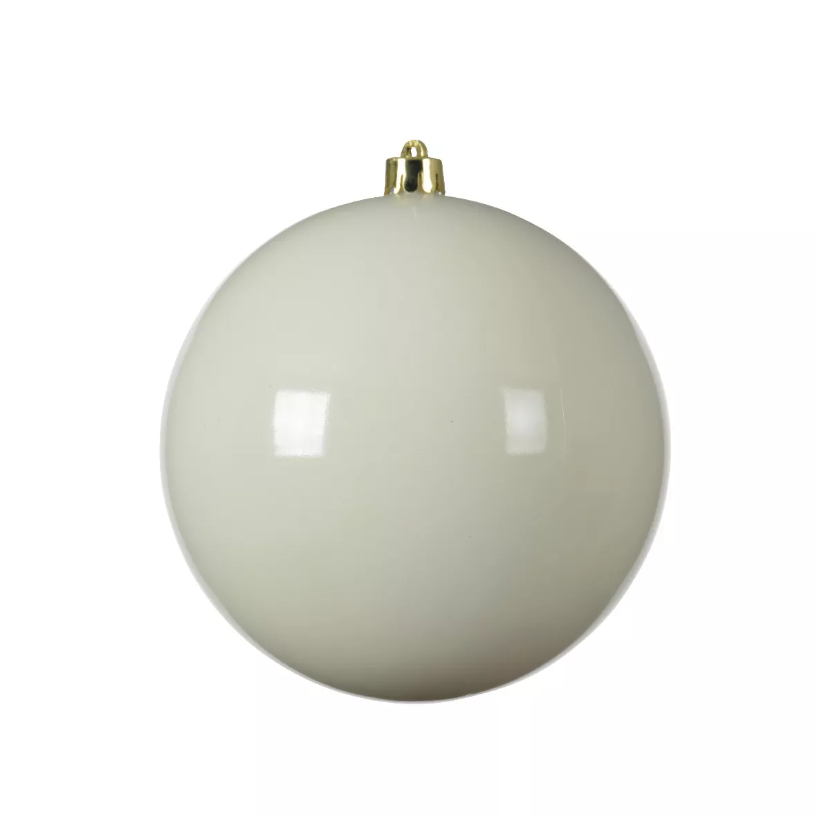 Boule de Noël (D140 mm) Alpine Blanc laine 1