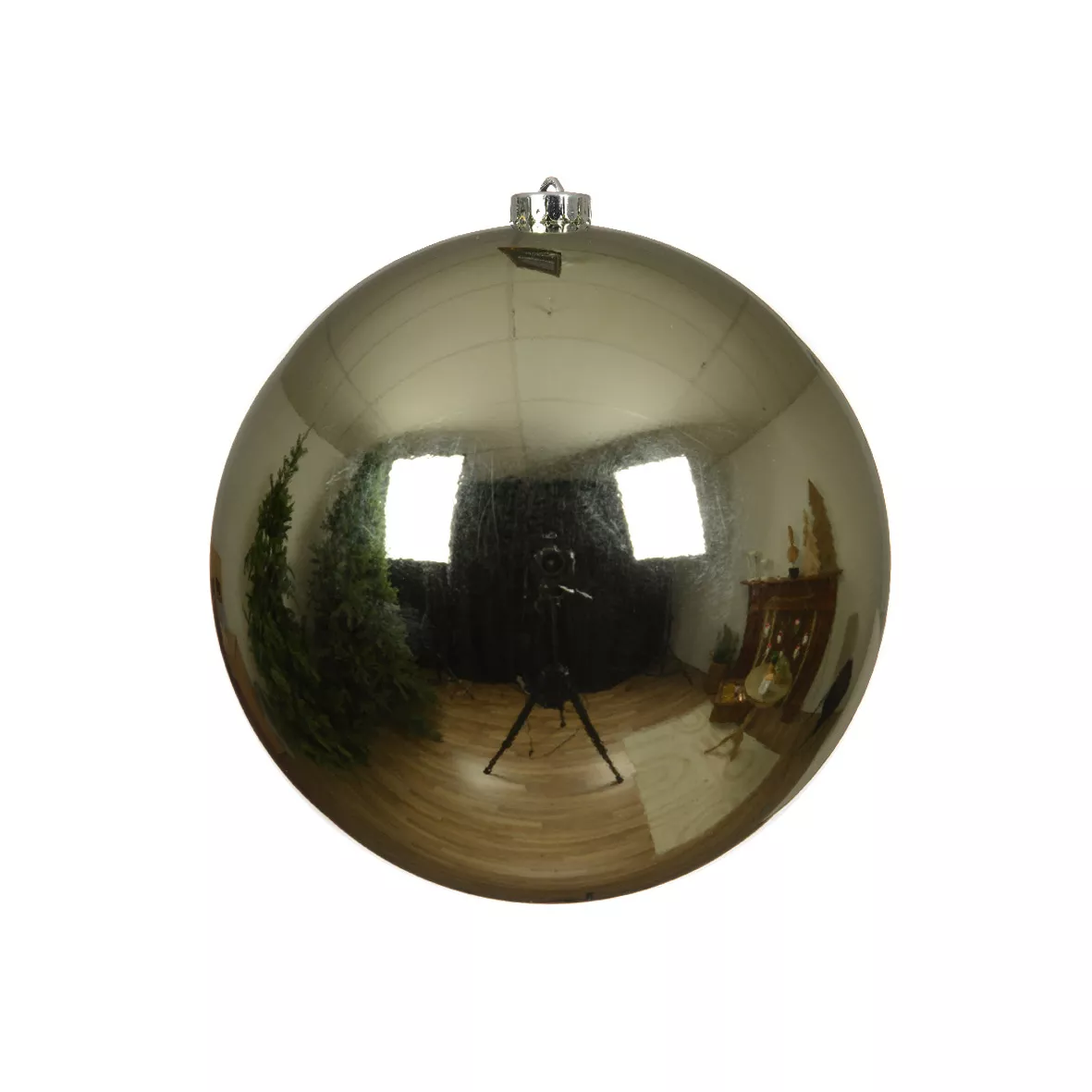 1 Boules incassable brillant ALPINE dia20.00cm vert romarin