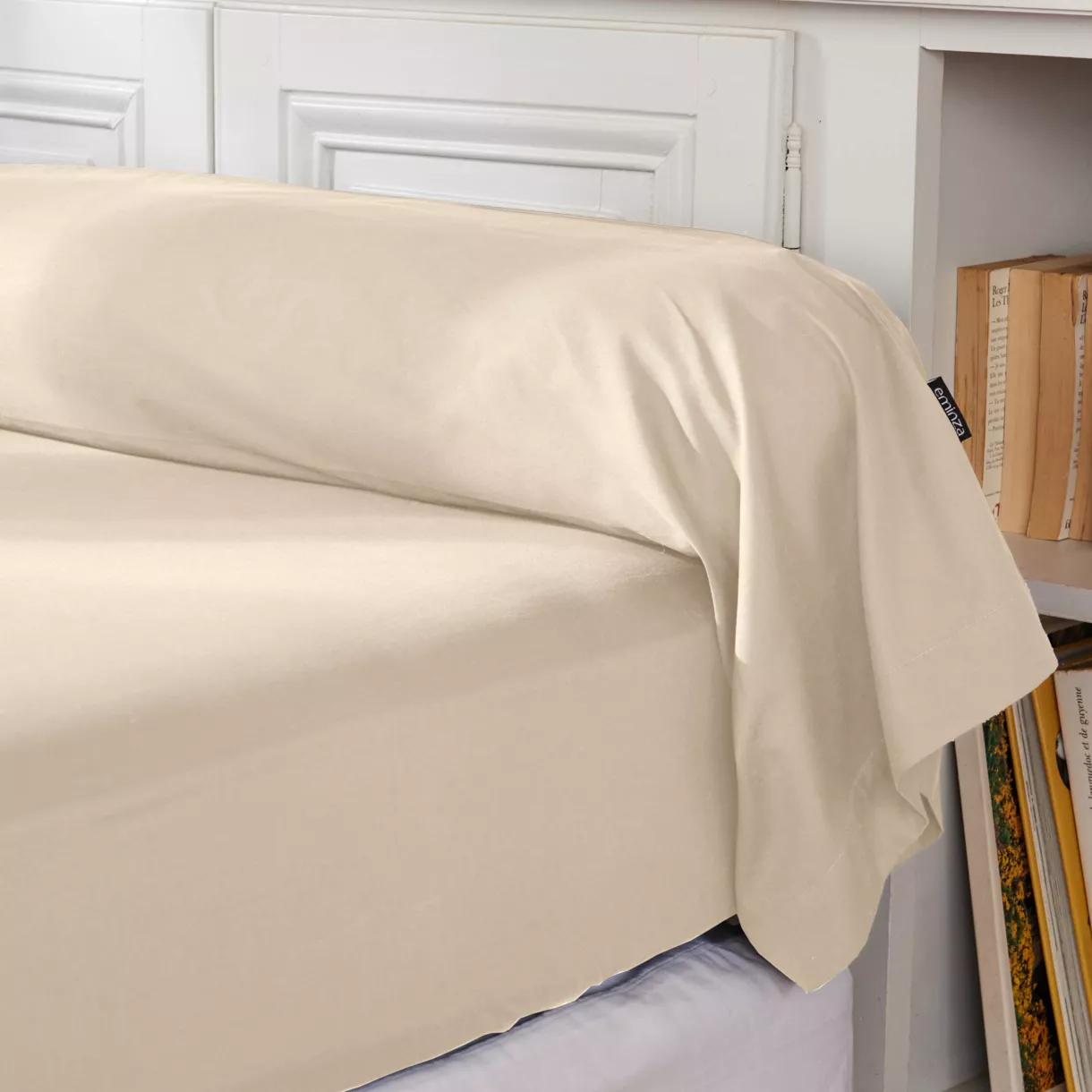 Nekrolsloop percal katoen (L185 cm) Cali Beige