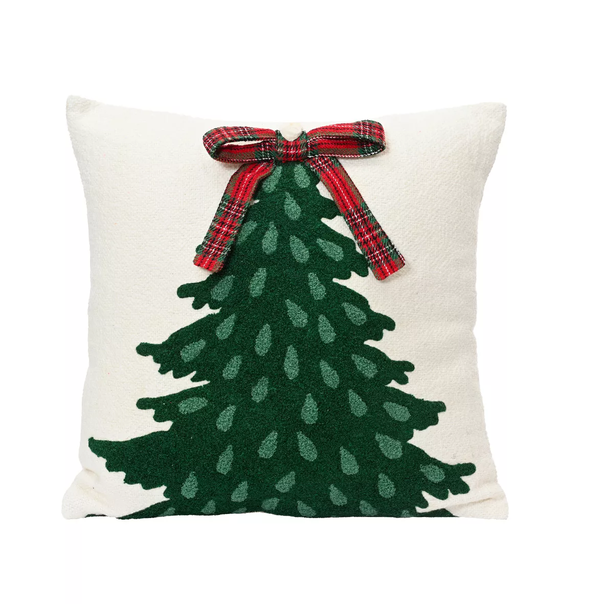 1 Coussin eg coton L45-W45-H10cm rouge/blanc chaud 