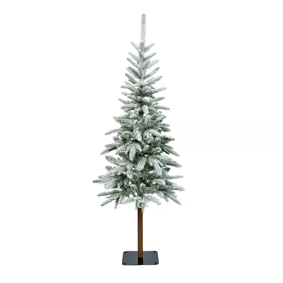 Sapin artificiel de Noël H180 cm Glockner Vert enneigé