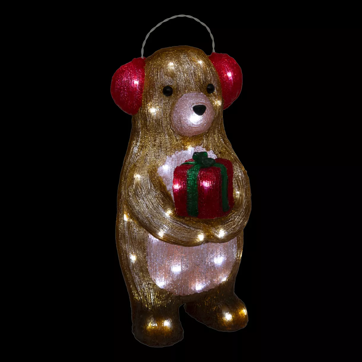 SILHOUETTE LUMINEUSE EXT OURS 60L FX H47 SOL