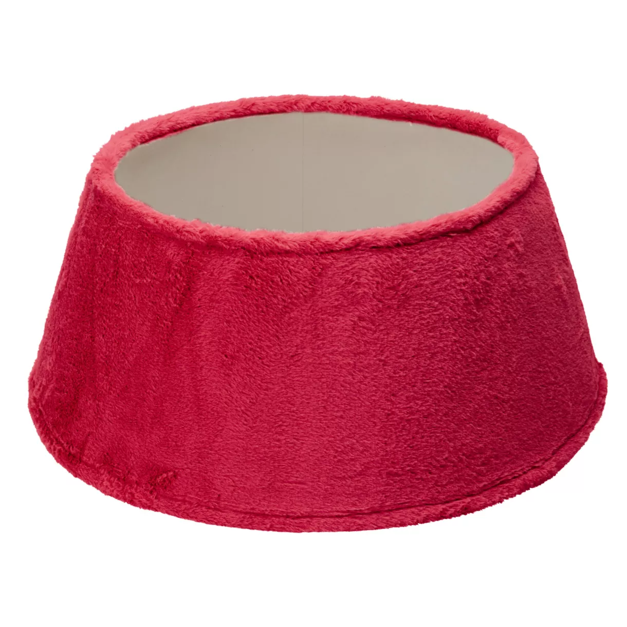 CACHE PIED DE SAPIN 55CM FAUSSE FOUR ROUGE