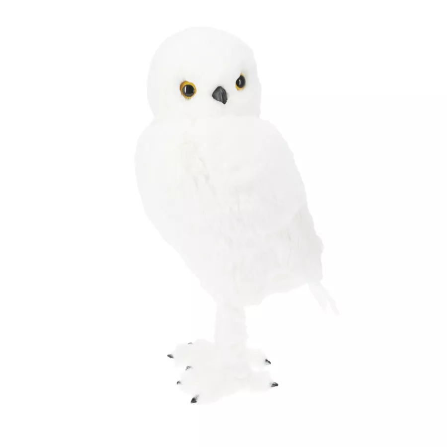 HIBOU DEBOUT 49CM BLANC 2ASS MOD B