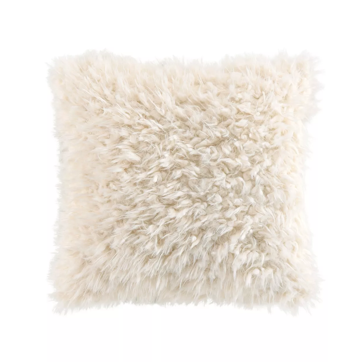 Coussin DŽhoussable (45 x 45 cm) Mouton, Imitation Fourrure/Suede