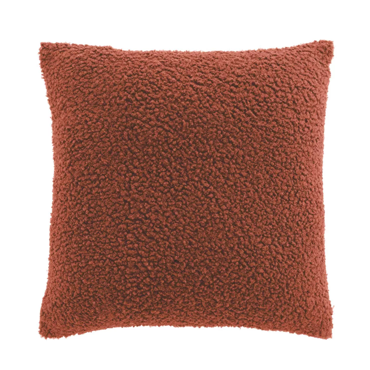 Housse de Coussin (40 x 40 cm) Woolen Camel, Bouclette Unie