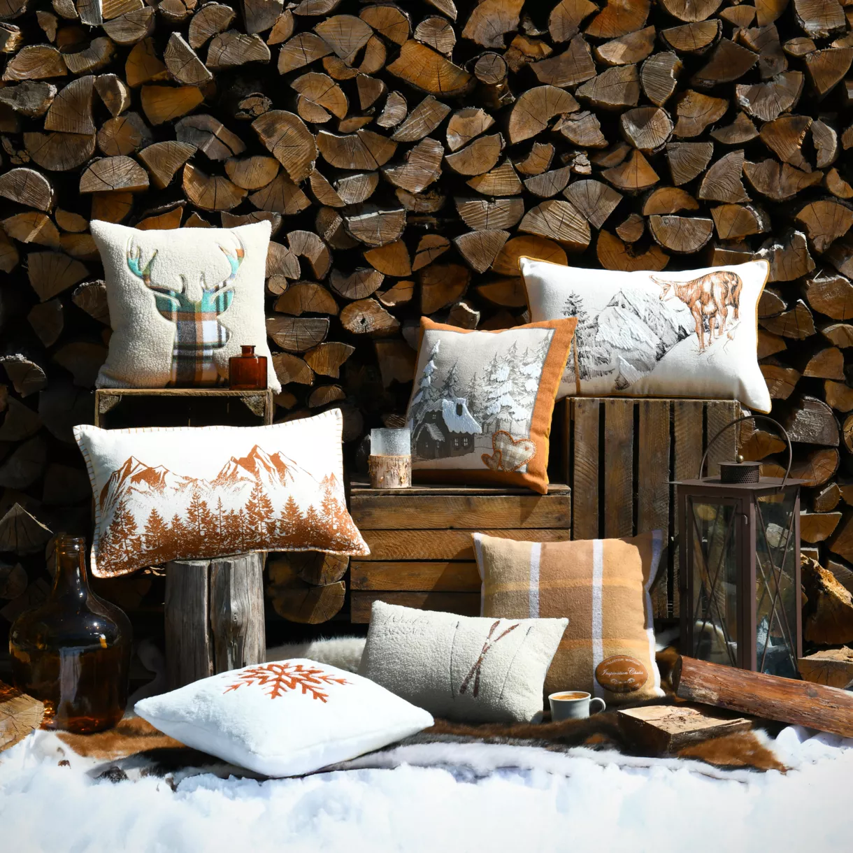 COUSSIN WILDFOREST TERRE 45X45