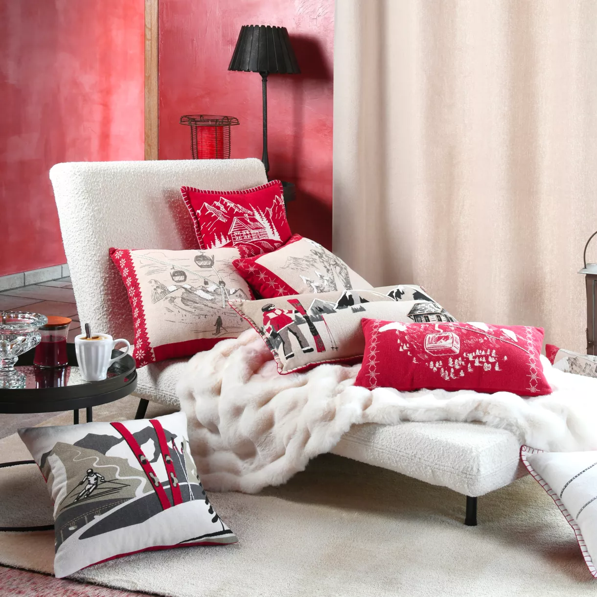 COUSSIN VILLARD MULTICOLORE 35X60