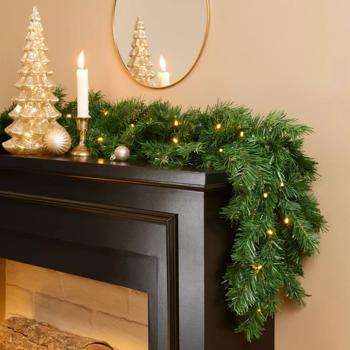 Guirlande sapin lumineuse Royal D25 cm Blanc chaud 1