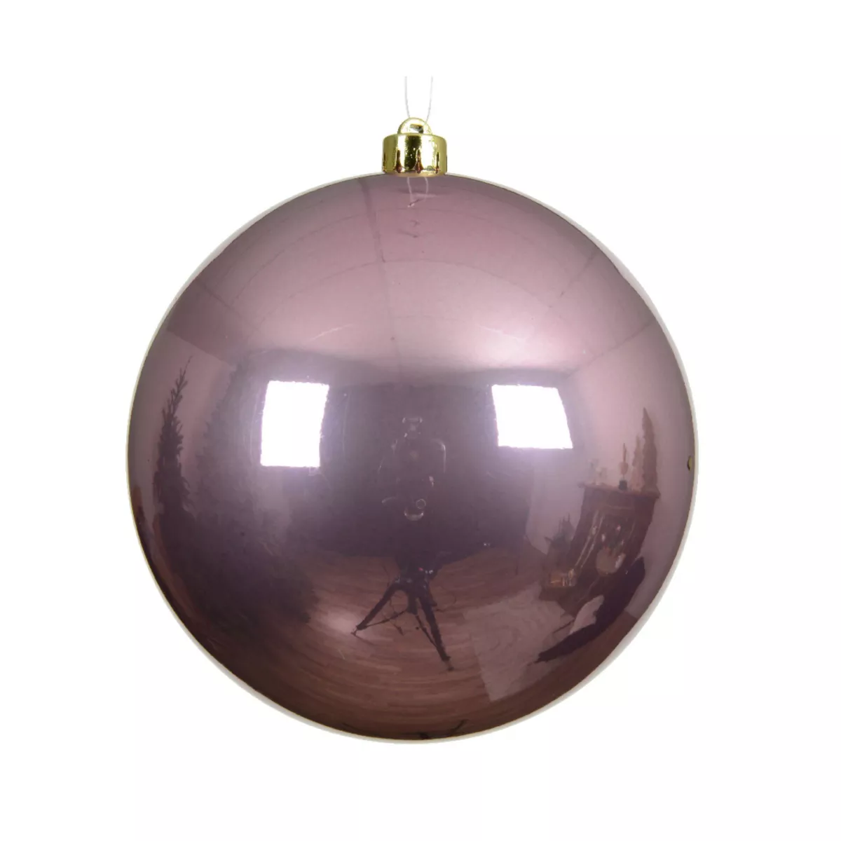 1 Boules polystyrene dia20cm rose pale ALPINE