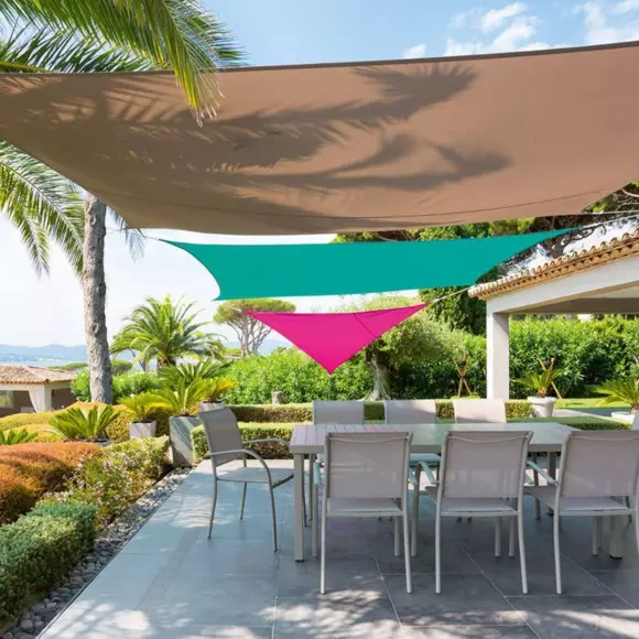 Vela de sombra Rectangular (2 x 3 m) Curacao - Gris 2