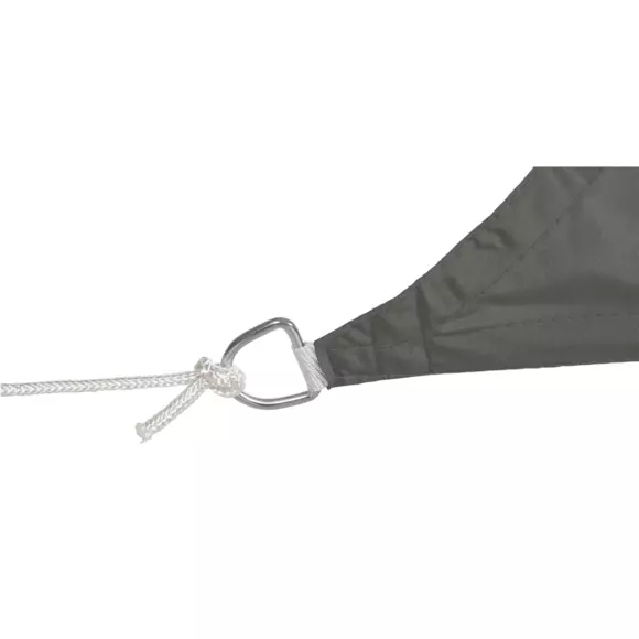 Vela de sombra Rectangular (2 x 3 m) Curacao - Gris 3
