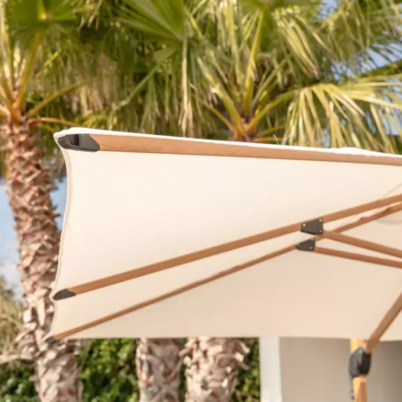 Parasol Yucatán (L4 x 3m) - Blanco  3
