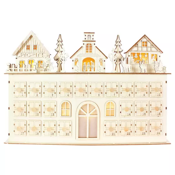 Verlichte Adventskalender Huis 127