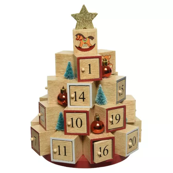 Adventskalender om te decoreren Dennenboom 3