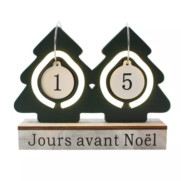 Calendrier de l'Avent perpétuel lumineux Forest 127
