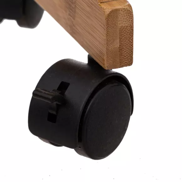 Carro de cocina 3 niveles Negro 2