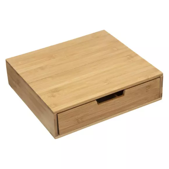 Porte capsules café Tiroir Bois 3