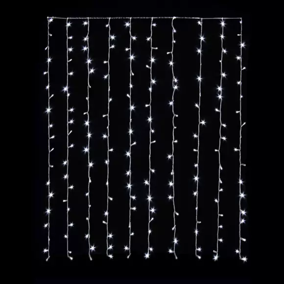 Cortina de luces A1,50 m Super chaser Blanco frío 240 LED 2