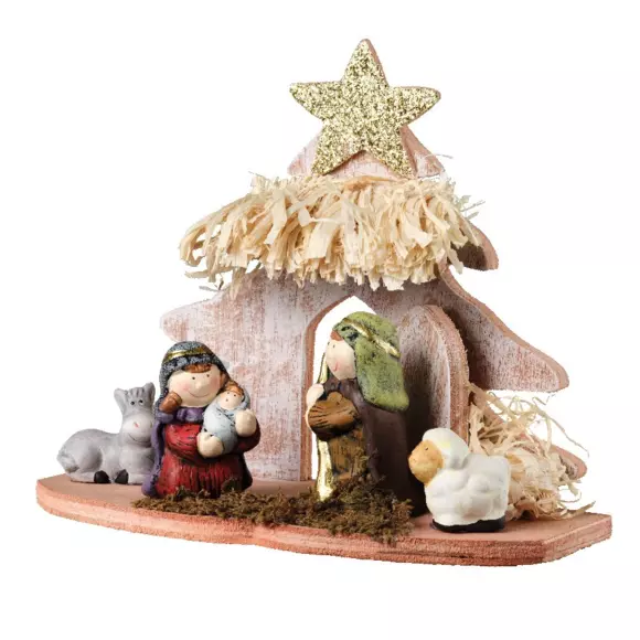 Belén de Navidad completo Sainte-Rosalie 2