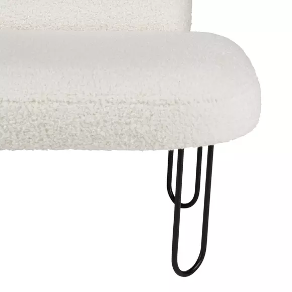 Kinderfauteuil fluweel Augustin Wit 3