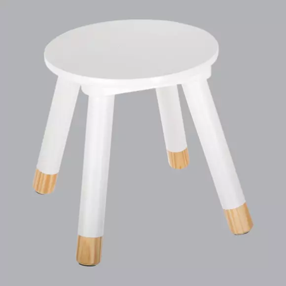 Hocker Douceur Weiß 2
