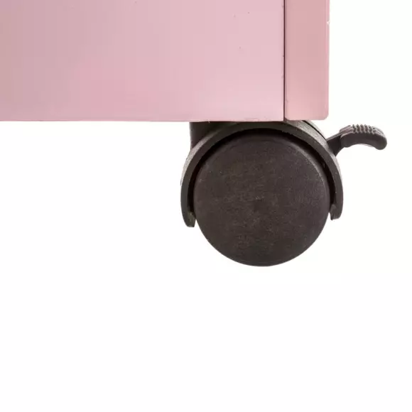 Caja para juguetes con ruedas Oxo Rosa 3