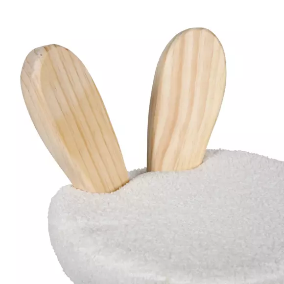Silla Conejito bouclette Blanco 2