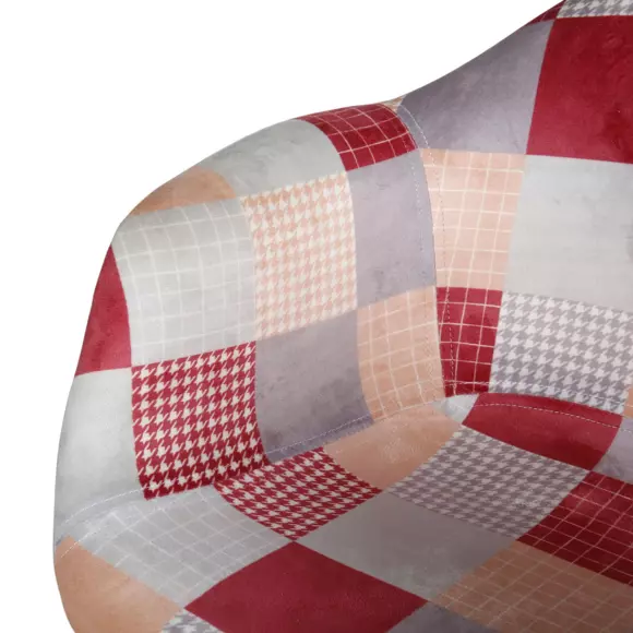 Juego de 2 sillones niño patchwork Lila Rosa 2
