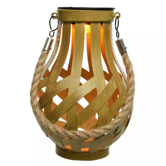 Linterna solar LED Calada efecto llama - Natural/Blanco cálido 3