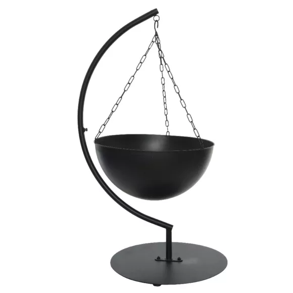 Cheminée brasero Boule Noir 2