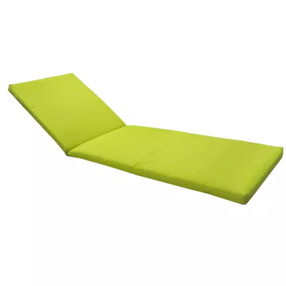 Coussin de transat déhoussable (L175 cm)  Mambo Vert 2