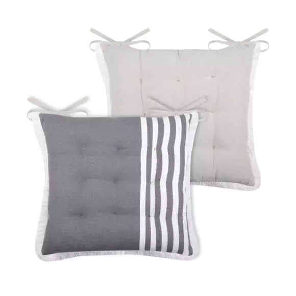 Galette de chaise (40 cm) Inboard Gris 2