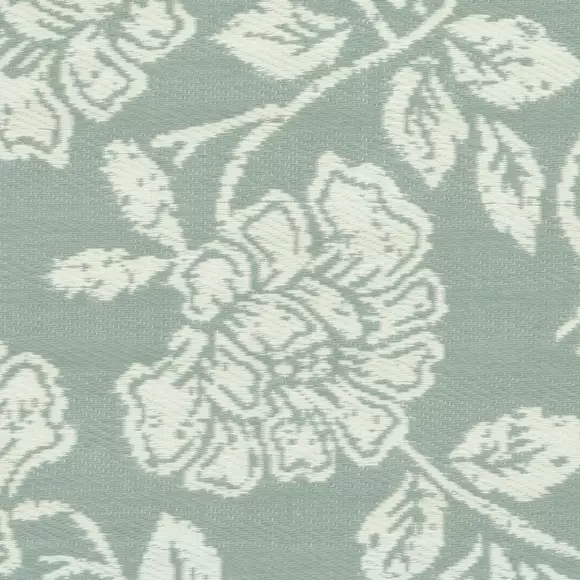 Alfombra de exterior (120 x 180 cm) Flores Verde 2