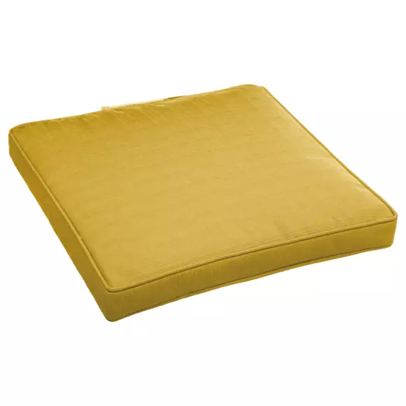 Coussin de chaise (40 cm) Korai Jaune Moutarde 2