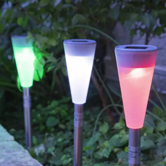 Set di 10 paletti solari da giardino Marly - Multicolore 2