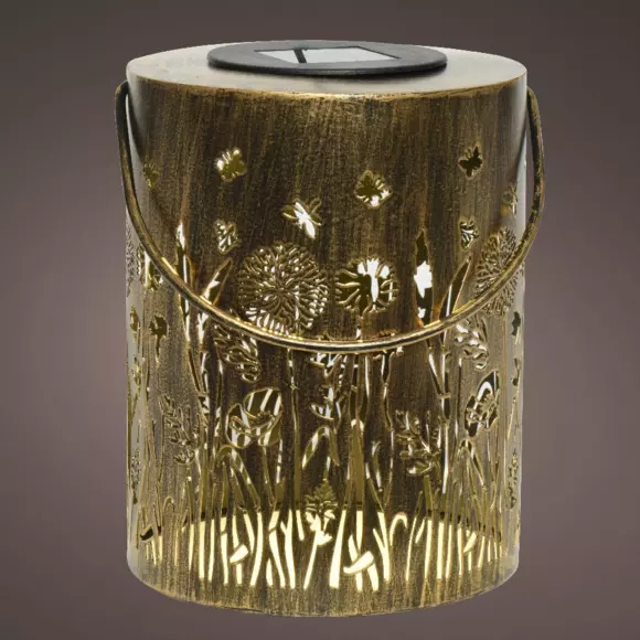Linterna solar Natura LED - Oro 3