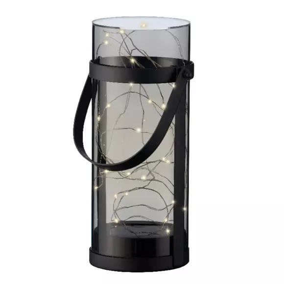 Linterna solar 30 LED Tubo - Gris ahumado 3
