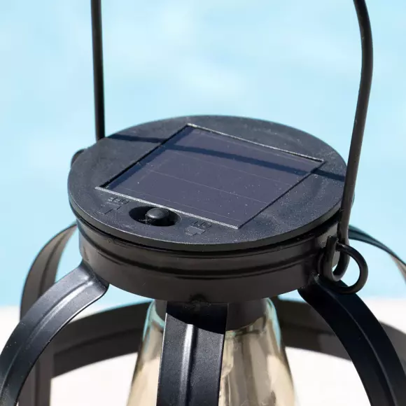 Linterna solar LED  Julia - Negro 2