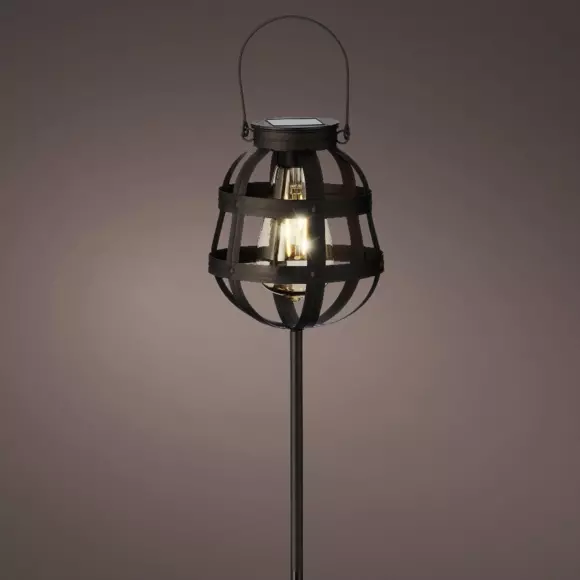 Borne de jardin solaire Fery - Noir 3