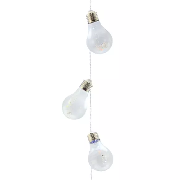 Gloeilampen lichtsnoer veelkleurig 10 LED 127