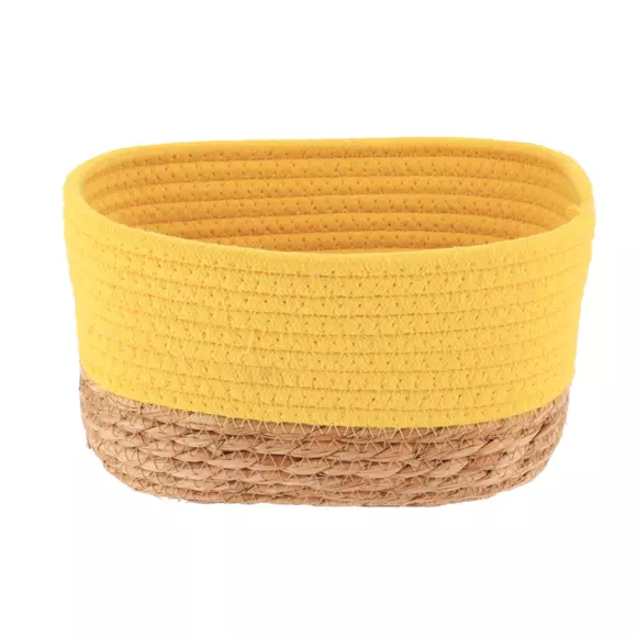 Lot de 3 paniers Timeless Jaune moutarde 2