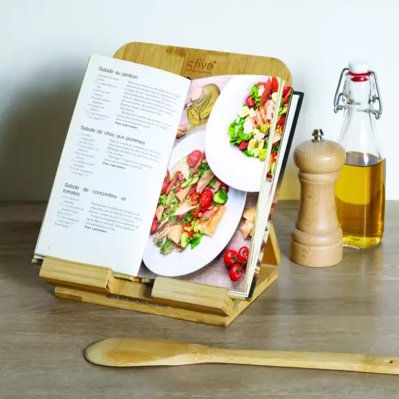 Halter für Tablet Holz Beige
