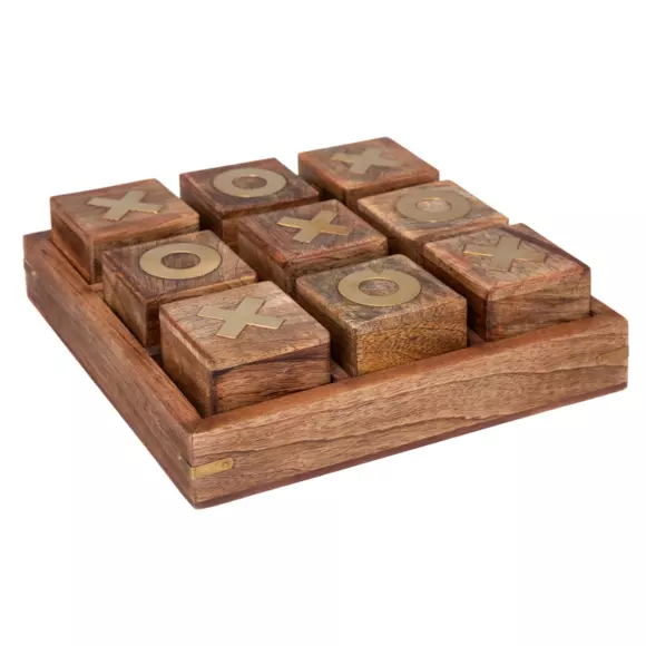 Tic-Tac-Toe Spiel aus Holz 2
