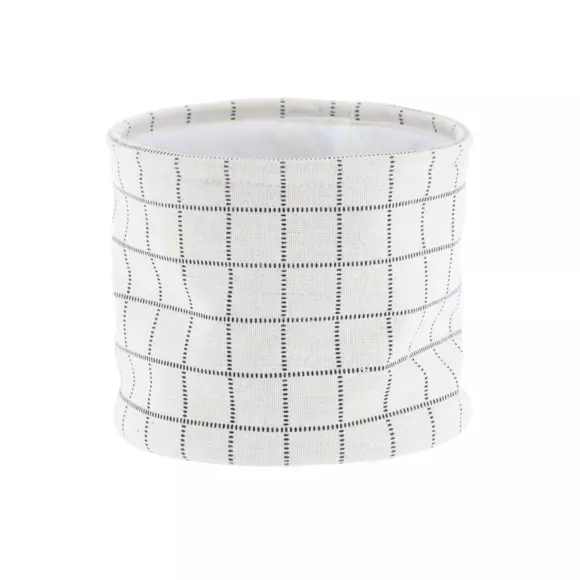 Lot de 3 paniers Carreaux Blanc 2