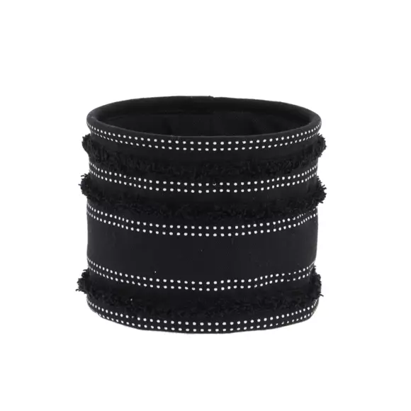 Lot de 3 paniers Franges Noir 3